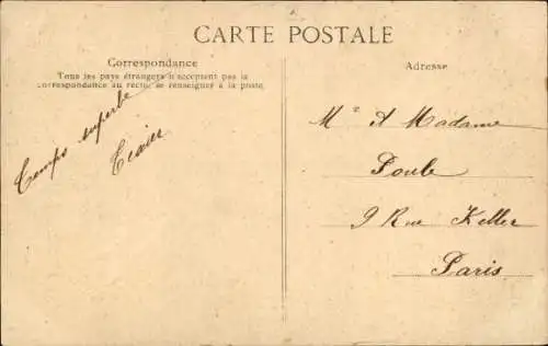 Ak Poitiers Vienne, Porte de Bordeaux, Straßenbahn