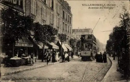 Ak Villemomble Seine Saint Denis, Avenue de Raincy