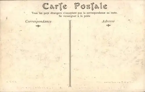 Ak Paris, 1. Mai 1906, Demonstrant, Place du Chateau d’Eau