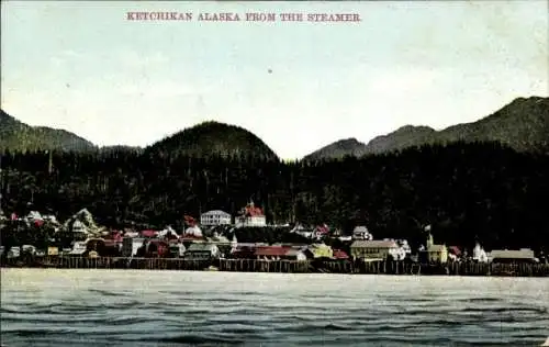 Ak Ketchikan Alaska USA, Gesamtansicht