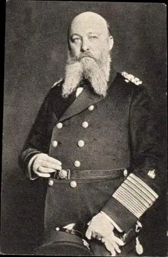 Ak Großadmiral Alfred von Tirpitz, Nachfolger Hollmanns, Portrait, Wohlfahrtskarte