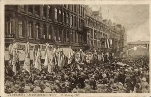 Ak Hannover in Niedersachsen, 9. Deutsches Sängerbundesfest 1924