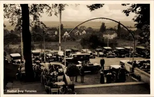 Ak Ronnenberg in Niedersachsen, Benther Berg Terrassen Erichs Ruh, Autos