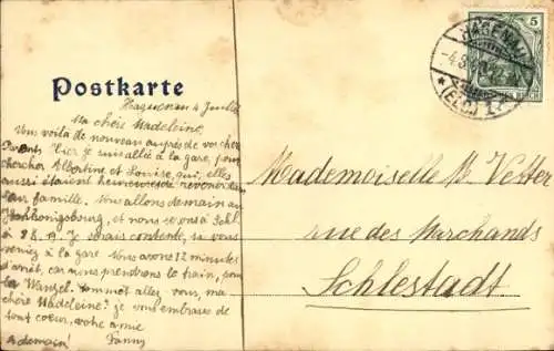 Ak Krautergersheim, Frauen und Kinder in Elsässer Trachten