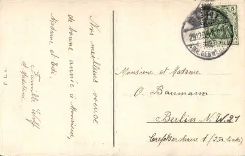 Ak Verschneiter Tannenwald, Skiläufer