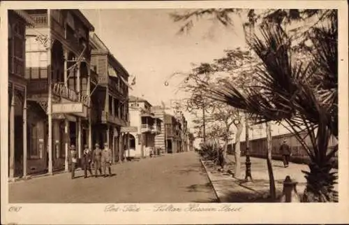 Ak Port Said Ägypten, Sultan Hussein Straße