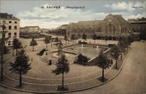 Ak Aachen, Hauptbahnhof