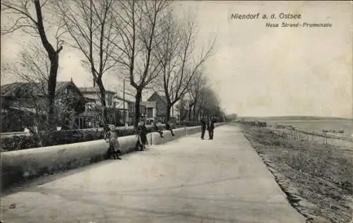 Ak Ostseebad Niendorf Timmendorfer Strand, Neue Strand-Promenade