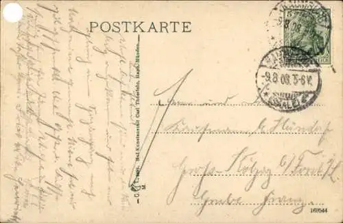 Ak Grochlitz Naumburg an der Saale, Café Kuchenhaus - Bes. Otto Schellenberger