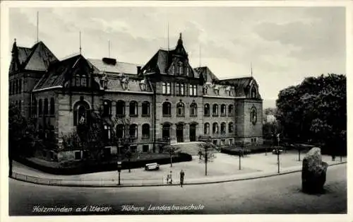 Ak Holzminden an der Weser, Höhere Landesbauschule