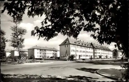 Ak Erlangen in Mittelfranken Bayern, Gebbertstraße