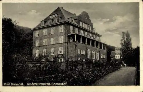 Ak Bad Pyrmont in Niedersachsen, Kinderkuranstalt Sonnenhof