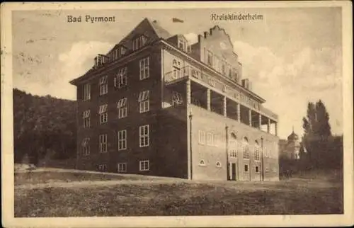 Ak Bad Pyrmont in Niedersachsen, Kreiskinderheim