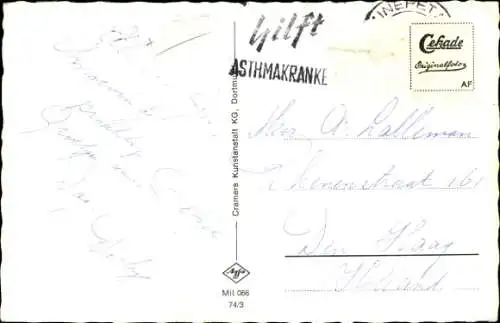 Ak Milspe Ennepetal im Ruhrgebiet, Blick vom Hohenstein