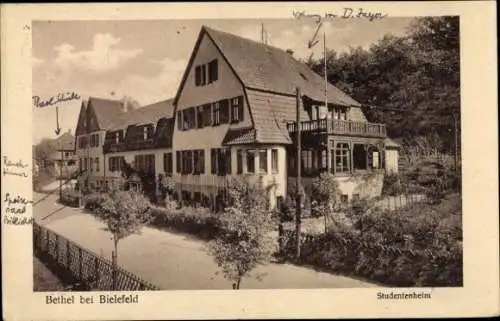 Ak Bethel Bielefeld in Nordrhein Westfalen, Studentenheim