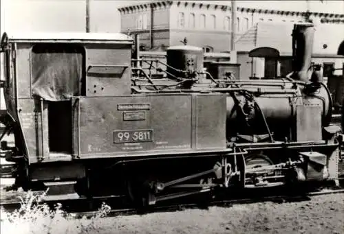 Ak Deutsche Eisenbahn, Lokomotive, Nr 99 5811, Baujahr 1887