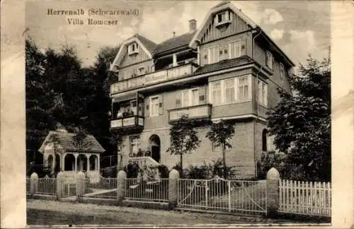 Ak Bad Herrenalb im Schwarzwald, Villa Rowoser