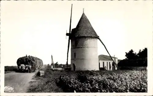 Ak La Brée Ile d'Oleron Charente Maritime, Windmühle