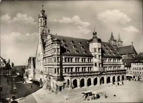 Ak Rothenburg ob der Tauber Mittelfranken, Rathaus