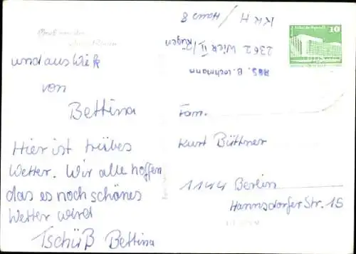 Ak Wiek auf Rügen, Parkanlage, Kindererholungsheim