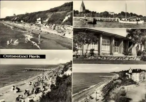 Ak Ostseebad Rerik, Strand, Ruderboote, Anlegestelle