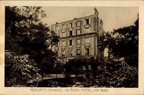 Ak Houlgate Calvados, Royal Hotel, Cote Jardin