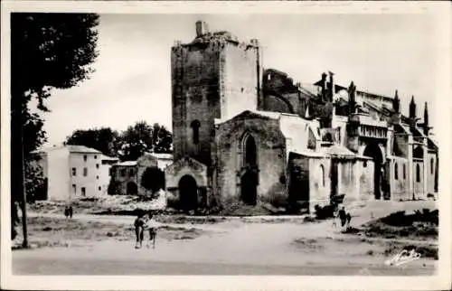 Ak Tarascon Bouches du Rhône, Kirche St. Marthe