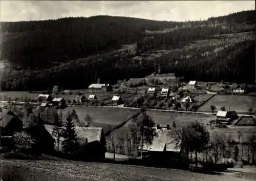 Ak Rittersgrün Breitenbrunn im Erzgebirge, Gesamtansicht