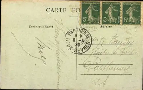 Ak Villedieu Vaucluse, Kirche