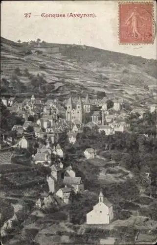 Ak Conques Aveyron, Panorama