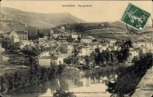 Ak Creissels Aveyron, Vue generale