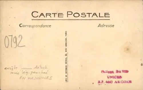 Ak Dahomey Benin, Marktplatz