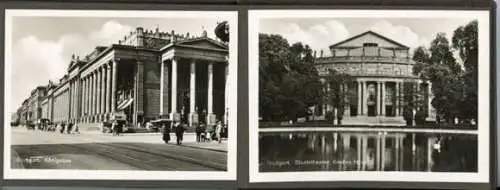 Kleine Mappe (7x9,5cm) Stuttgart mit 12 Fotos, 15. Deutsches Turnfest 1933