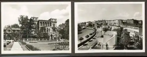 Kleine Mappe (7x9,5cm) Stuttgart mit 12 Fotos, 15. Deutsches Turnfest 1933