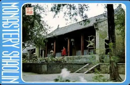 Set von 10 AK im Umschlag  Monastery Shaolin / Kloster Shaolin /Tempel Shaolin/ Kongfu