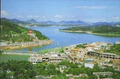 Set von 10 AK im Umschlag von Guangdong / Canton China 