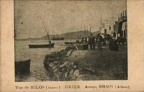 Ak Milos Griechenland, Hafen, Boote