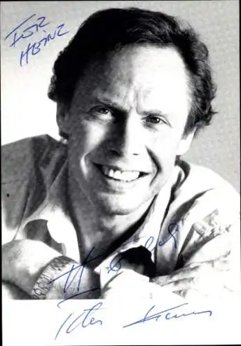Ak Schauspieler und Sänger Peter Kraus, Portrait, Autogramm