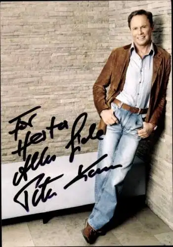 Ak Schauspieler und Sänger Peter Kraus, Portrait, Autogramm