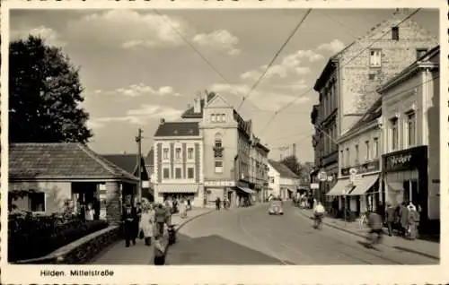 Ak Hilden im Rheinland, Mittelstraße, Geschäfte, Kaiser's