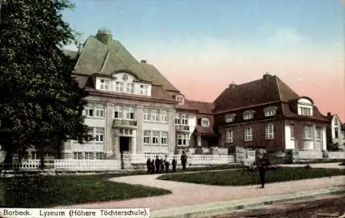 Ak Borbeck Essen im Ruhrgebiet, Lyzeum, Höhere Töchterschule