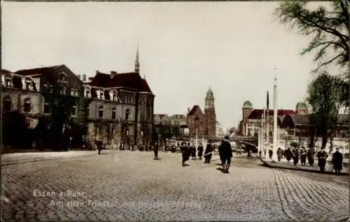 Ak Essen im Ruhrgebiet Nordrhein Westfalen, Friedhof, Huyssen Stiftung