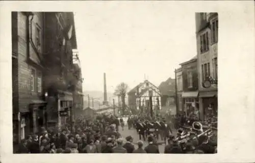 Foto Ak Essen im Ruhrgebiet ?, Parade I. WK