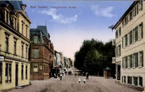 Ak Bad Soden am Taunus Hessen, Königsteiner Straße