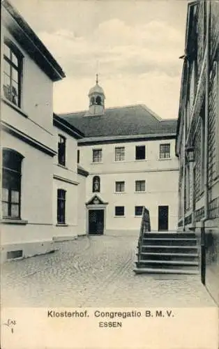 Ak Essen im Ruhrgebiet, Klosterhof, Congregatio BMV