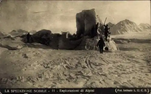 Ak La Spedizione Nobile, Esplorazioni di Alpini, Polarexpedition 1928