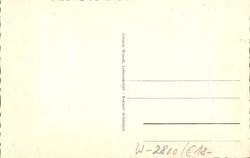 Ak Arbergen Bremen, Lebensmittelgeschäft Wendt, Schule, Windmühle