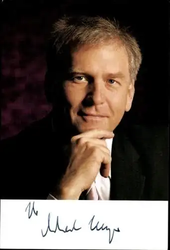 Ak Politiker Michael Vesper, Portrait, Autogramm