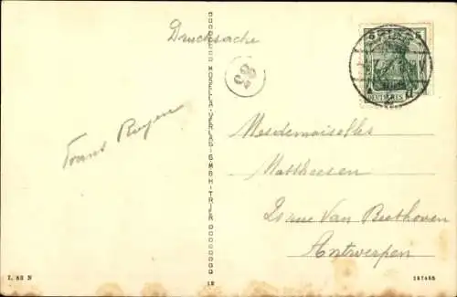 Ak Trier an der Mosel, Mariensäule