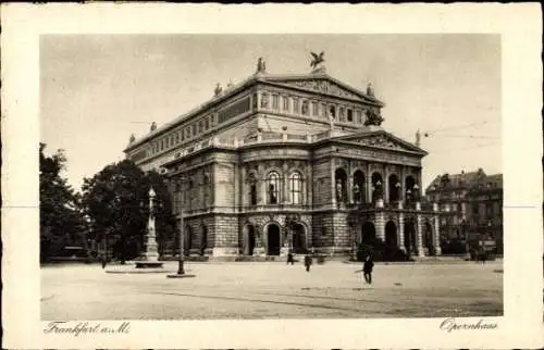 Ak Frankfurt am Main, Opernhaus